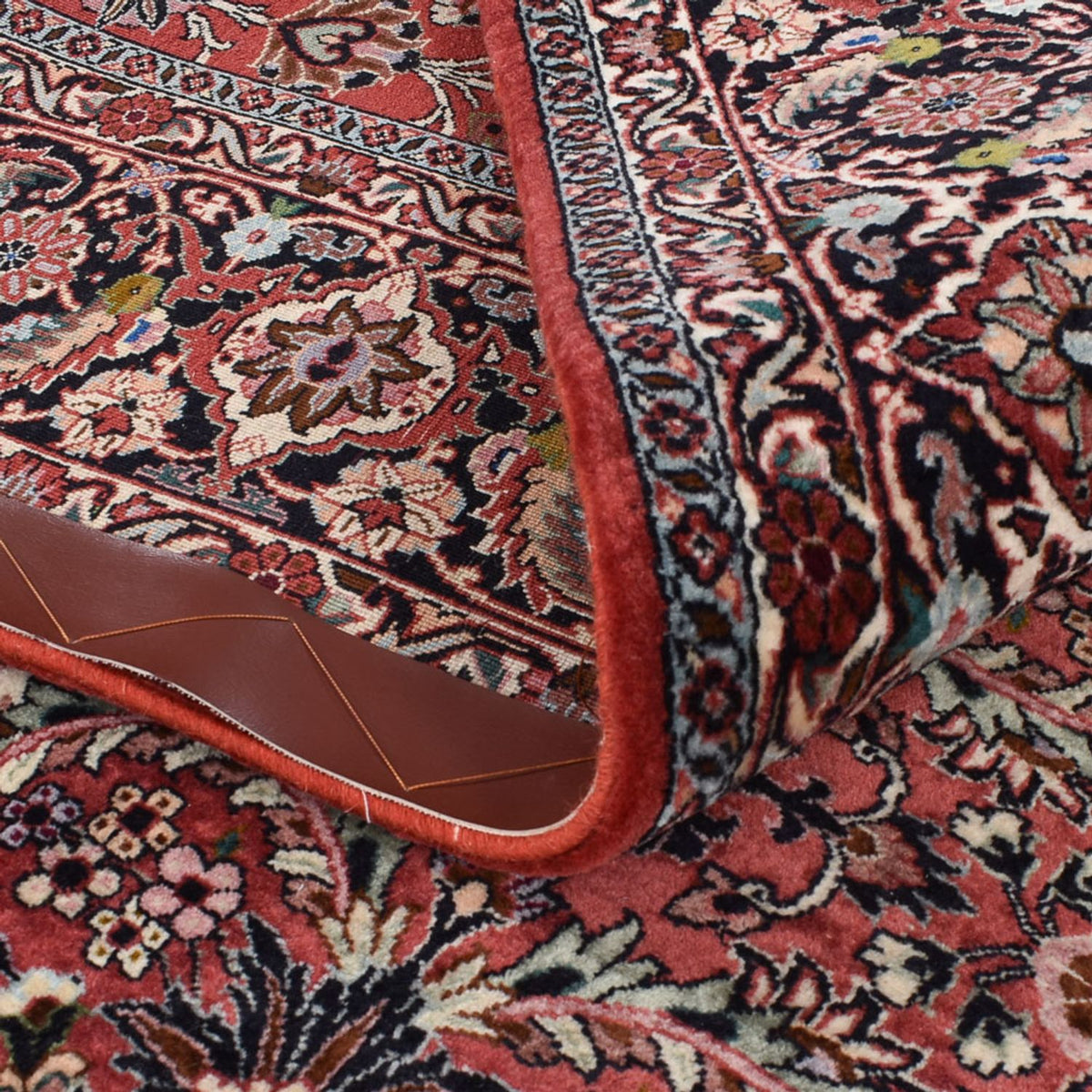 Alfombra persa - Bidjar - 290 x 206 cm - rojo claro