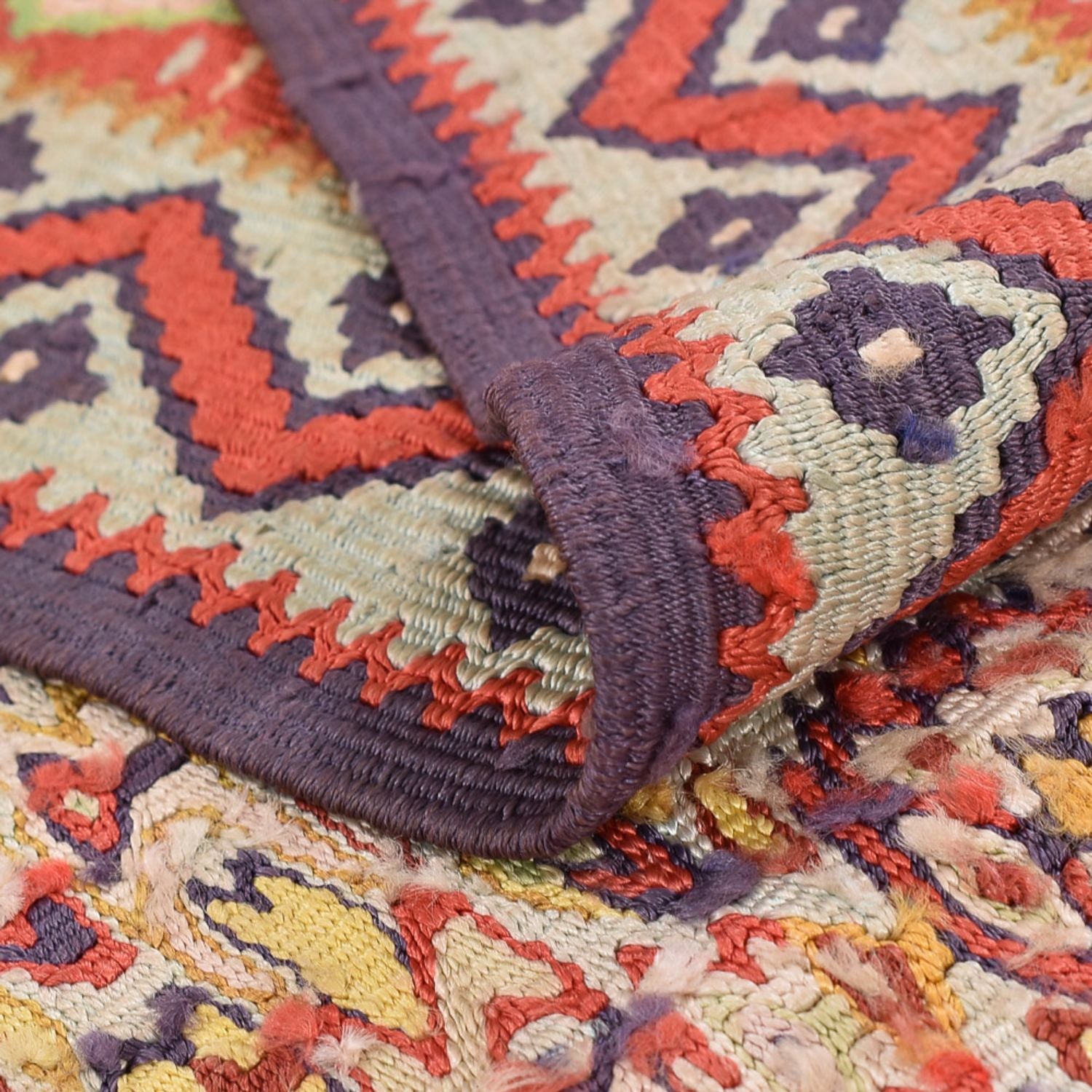 Alfombra Kelim - Oriental - 262 x 157 cm - beige oscuro