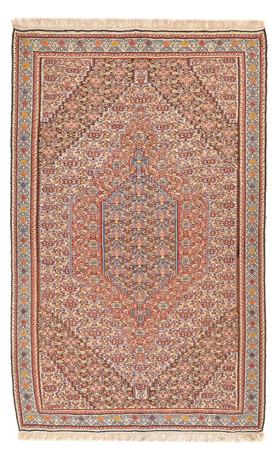 Alfombra Kelim - Oriental - 260 x 160 cm - marrón claro