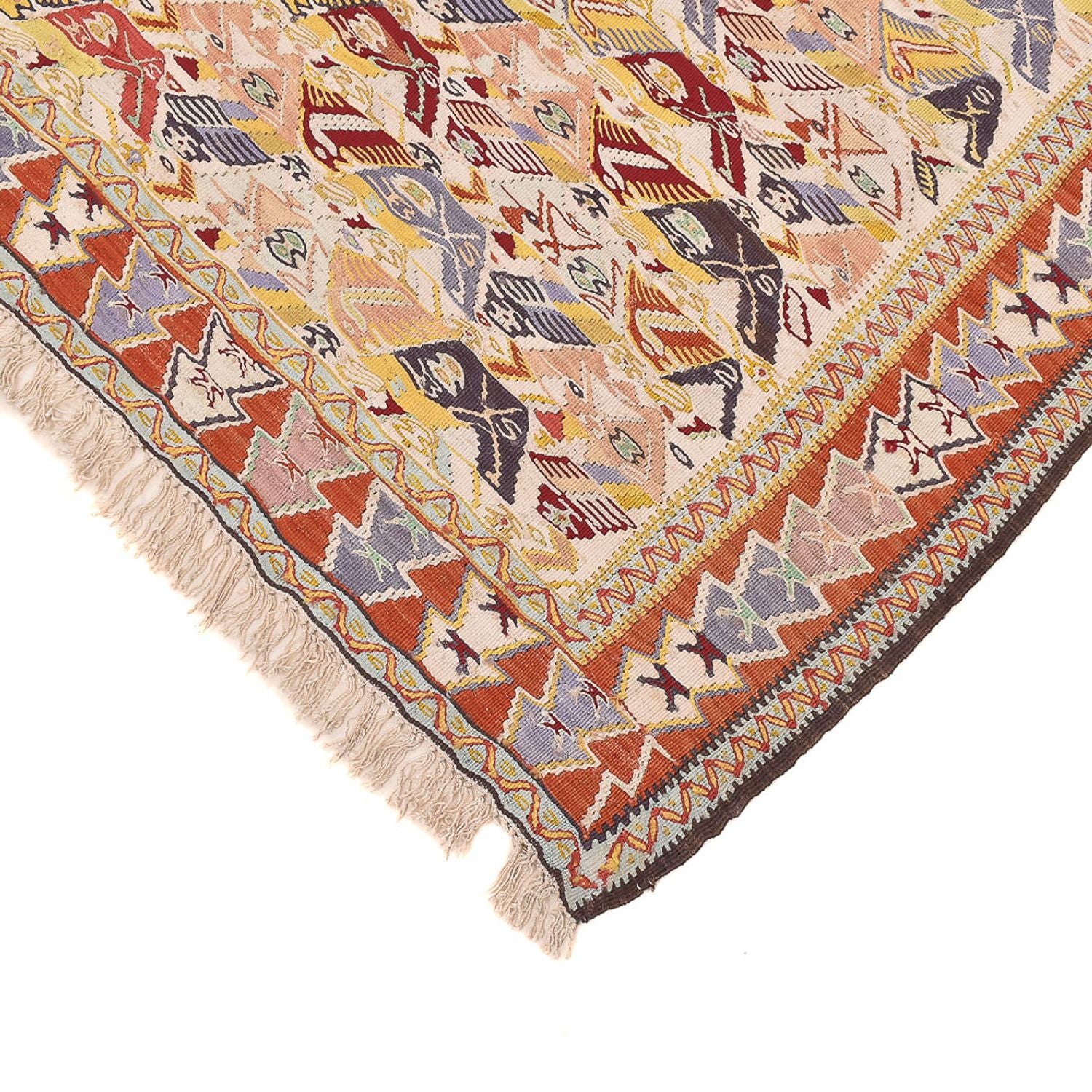 Alfombra Kelim - Oriental - 255 x 160 cm - caramelo