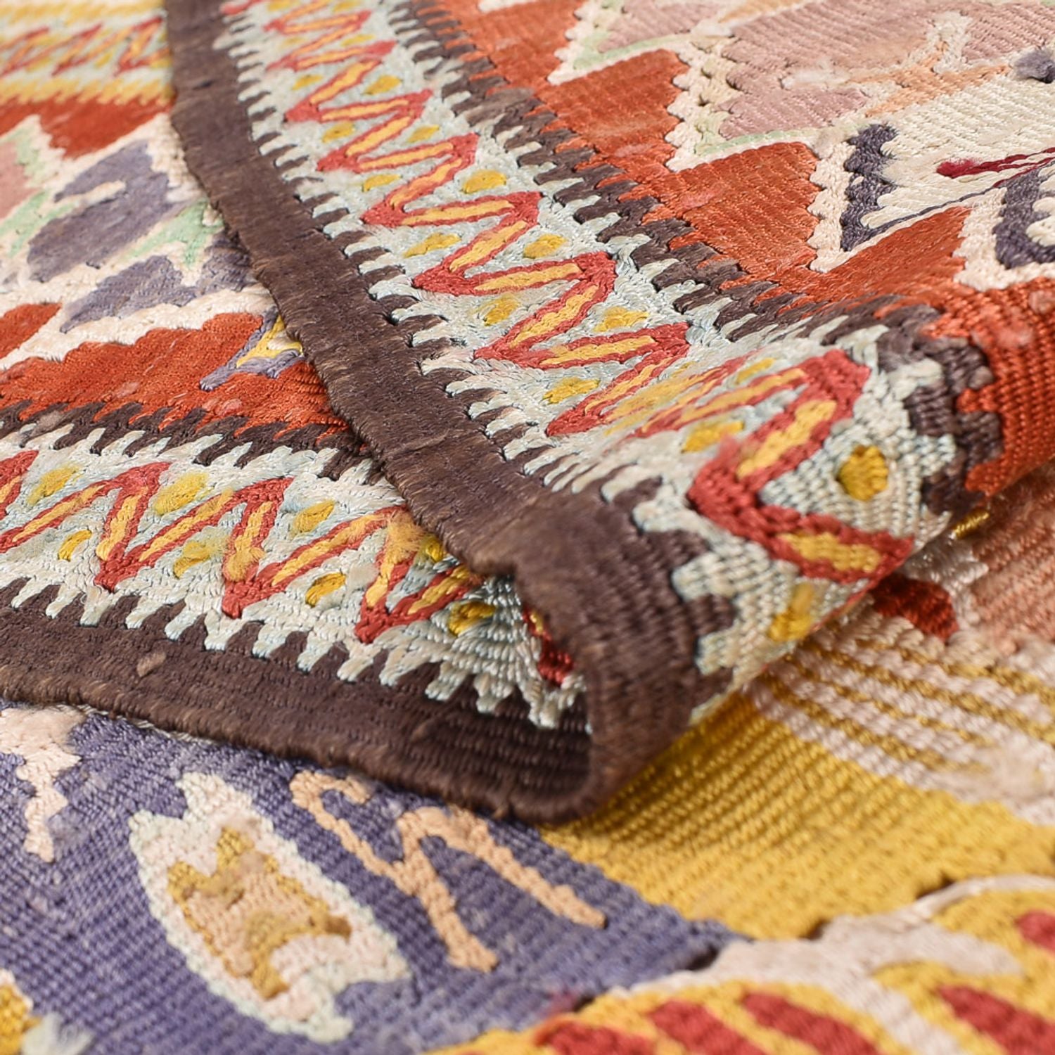 Alfombra Kelim - Oriental - 255 x 160 cm - caramelo