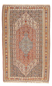 Alfombra Kelim - Oriental - 250 x 160 cm - rojo claro