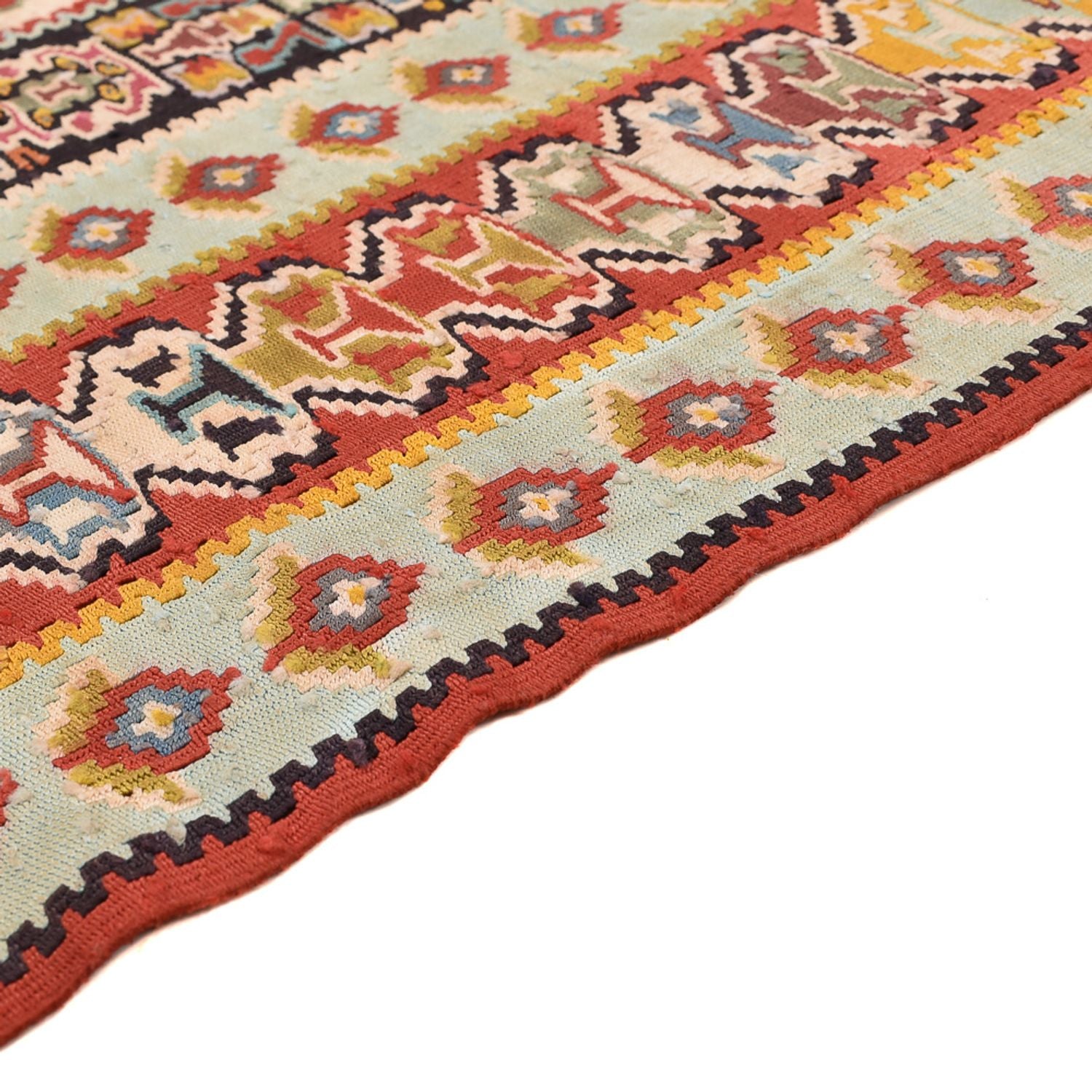 Alfombra Kelim - Oriental - 250 x 160 cm - rojo claro