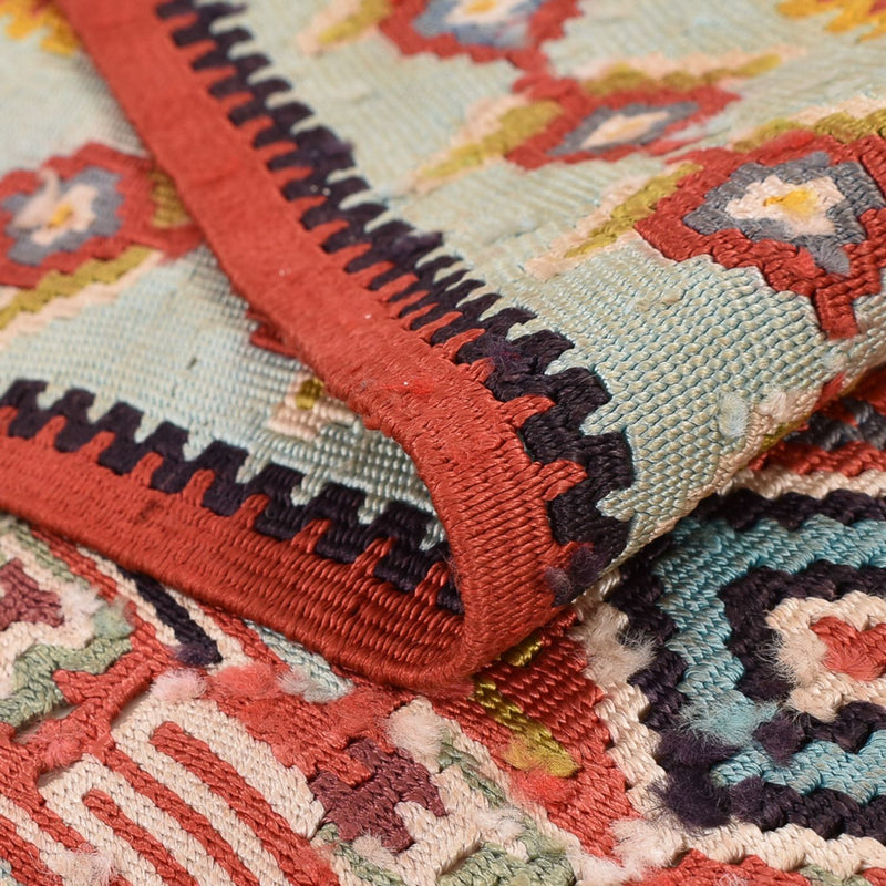 Alfombra Kelim - Oriental - 250 x 160 cm - rojo claro
