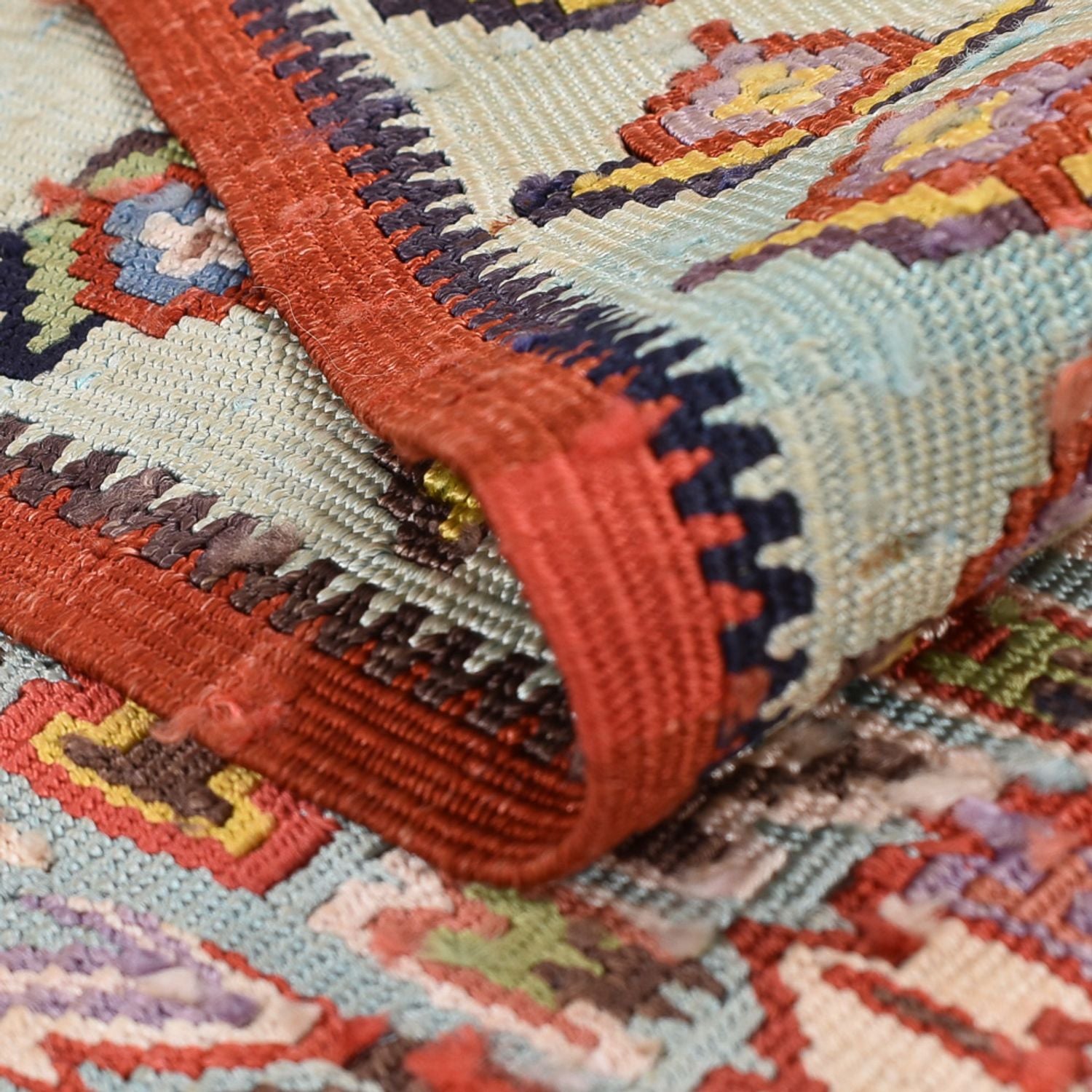 Alfombra Kelim - Oriental - 255 x 155 cm - rojo claro