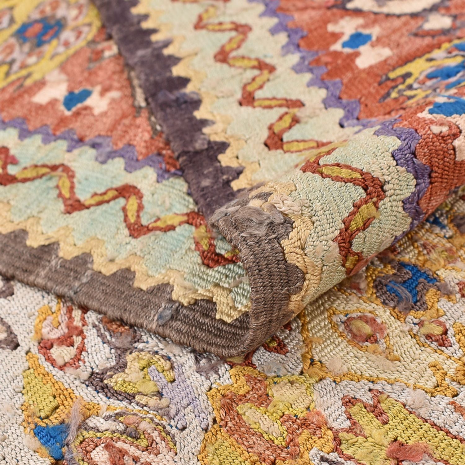 Alfombra Kelim - Oriental - 200 x 140 cm - caramelo