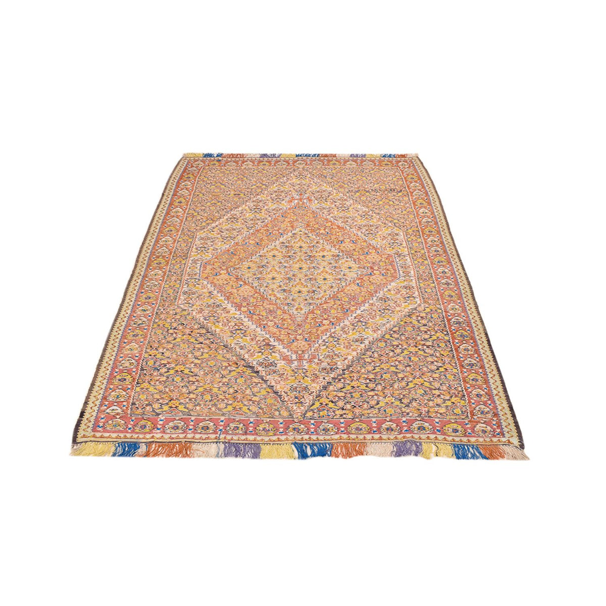 Alfombra Kelim - Oriental - 200 x 140 cm - caramelo
