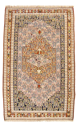 Alfombra Kelim - Oriental - 260 x 160 cm - beige