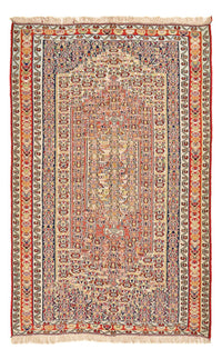 Alfombra Kelim - Oriental - 250 x 153 cm - rojo claro
