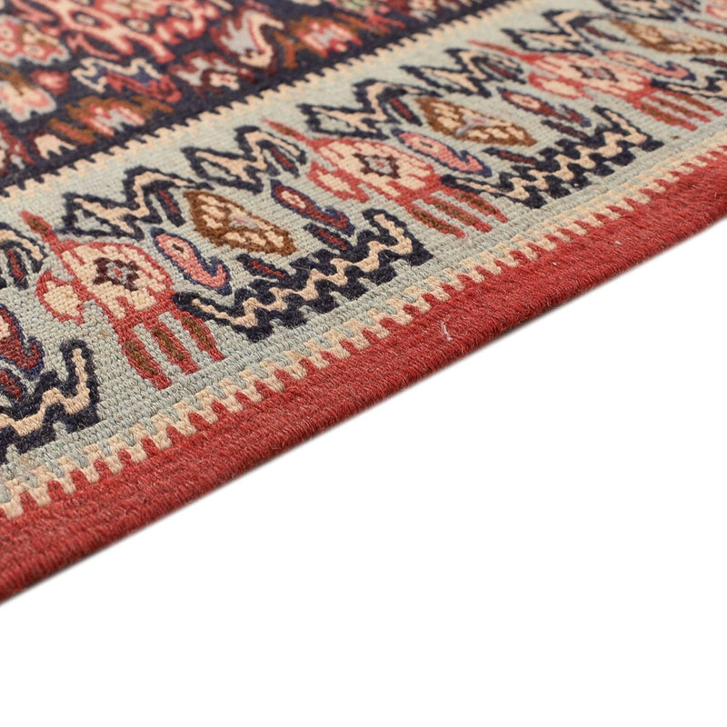 Alfombra de pasillo Alfombra Kelim - Oriental - 395 x 85 cm - beige oscuro