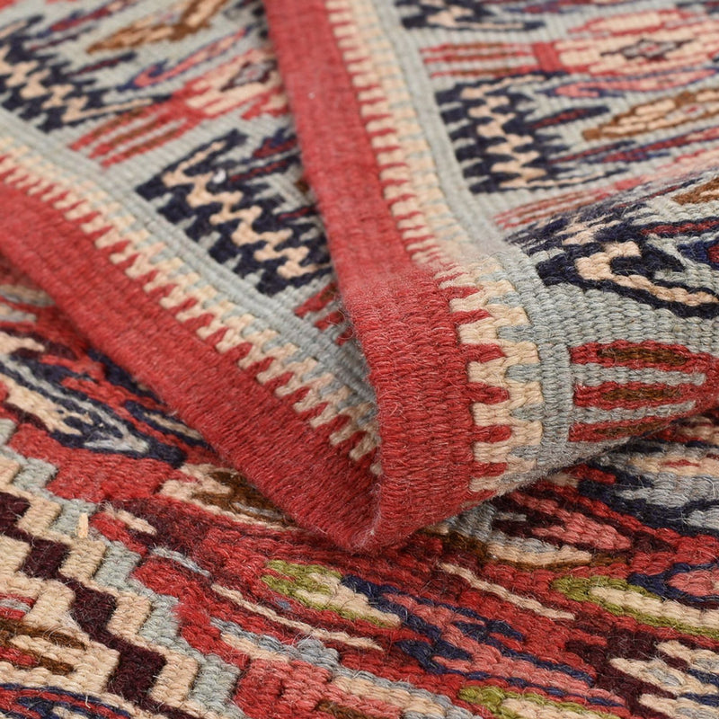 Alfombra de pasillo Alfombra Kelim - Oriental - 395 x 85 cm - beige oscuro