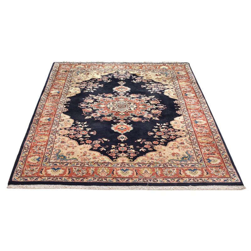 Alfombra persa - Clásica - 208 x 138 cm - azul oscuro