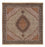 Alfombra Persa - Tabriz - Real cuadrado  - 210 x 200 cm - marrón claro