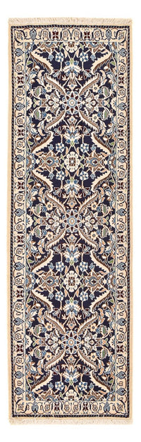 Alfombra de pasillo Alfombra Persa - Nain - Real - 194 x 59 cm - azul