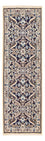 Alfombra de pasillo Alfombra Persa - Nain - Real - 194 x 59 cm - azul