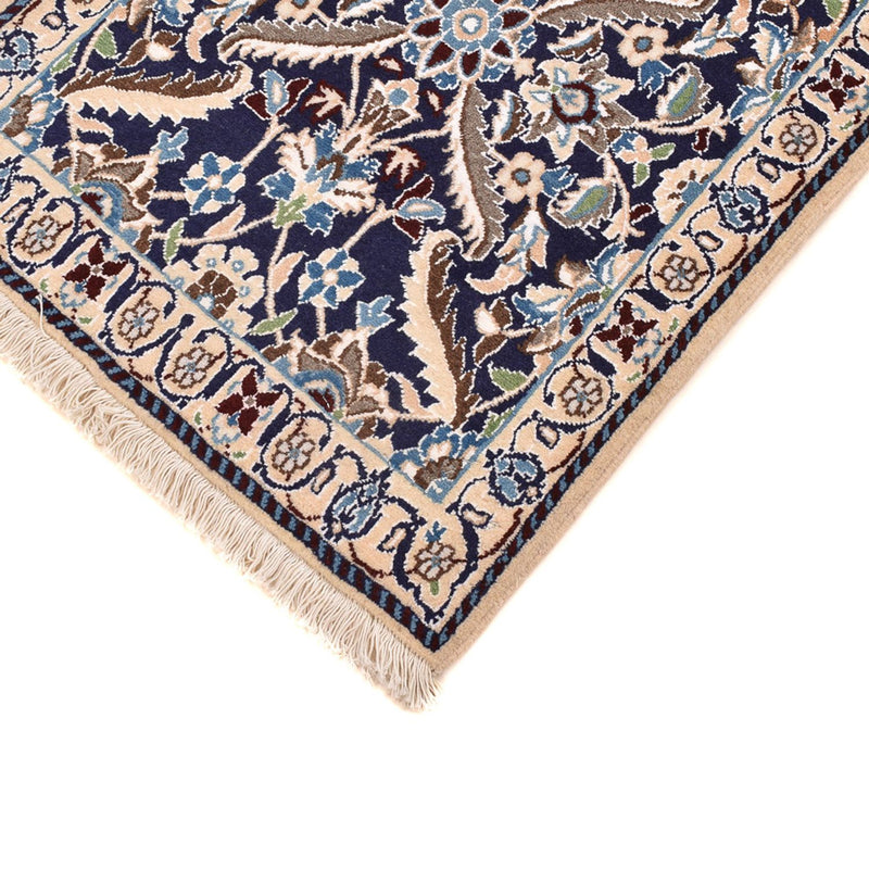Alfombra de pasillo Alfombra Persa - Nain - Real - 194 x 59 cm - azul