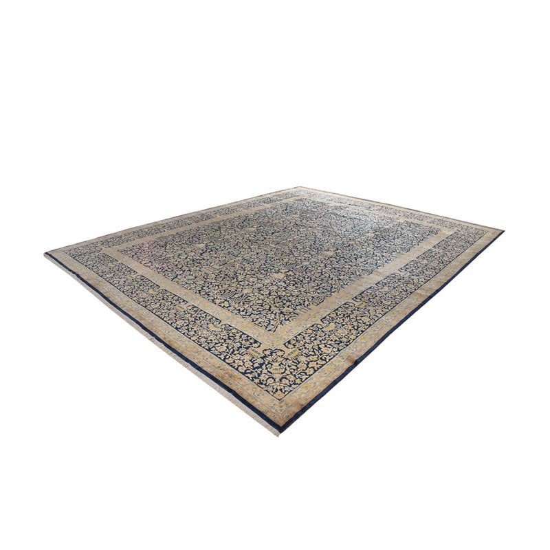 Alfombra persa - Real - 475 x 368 cm - verde oliva