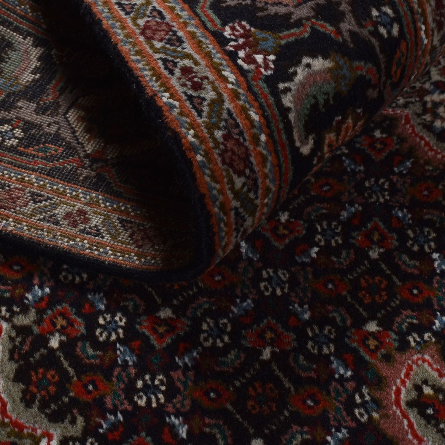 Alfombra Persa - Tabriz - Real - 202 x 153 cm - marrón oscuro