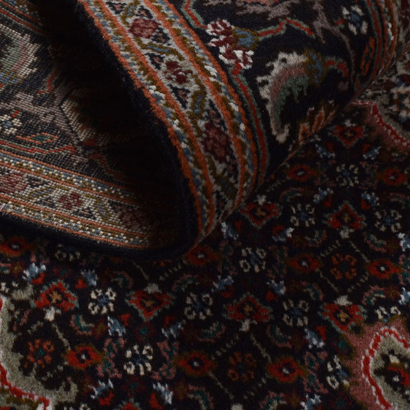 Alfombra Persa - Tabriz - Real - 202 x 153 cm - marrón oscuro