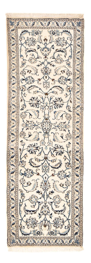 Alfombra de pasillo Alfombra Persa - Nain - Real - 187 x 57 cm - crema