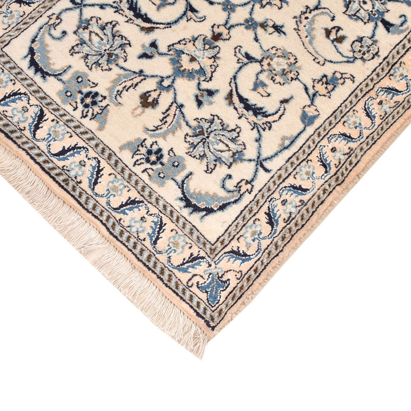 Alfombra de pasillo Alfombra Persa - Nain - Real - 187 x 57 cm - crema
