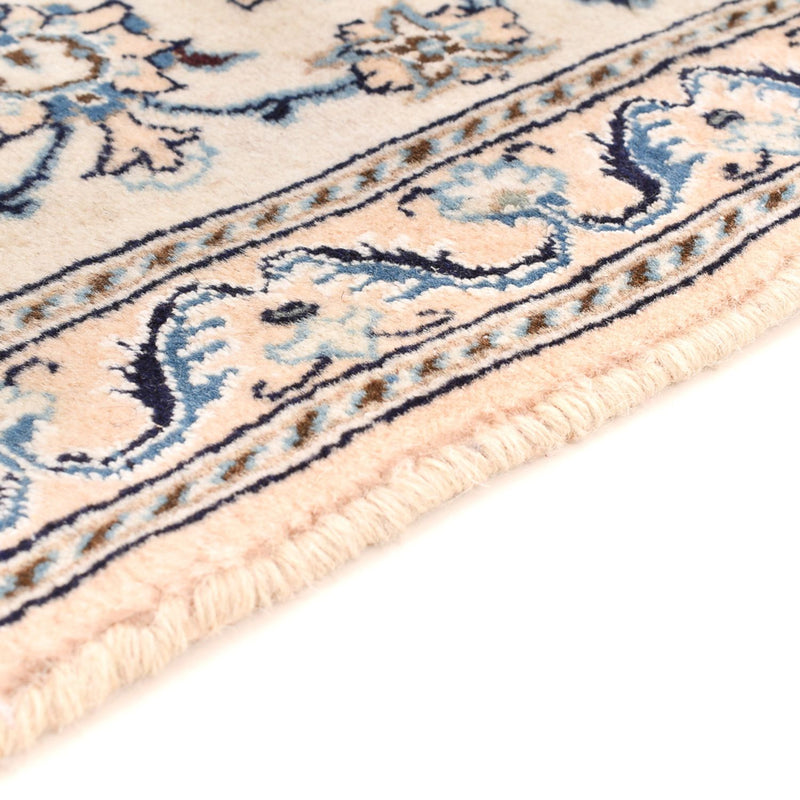Alfombra de pasillo Alfombra Persa - Nain - Real - 187 x 57 cm - crema
