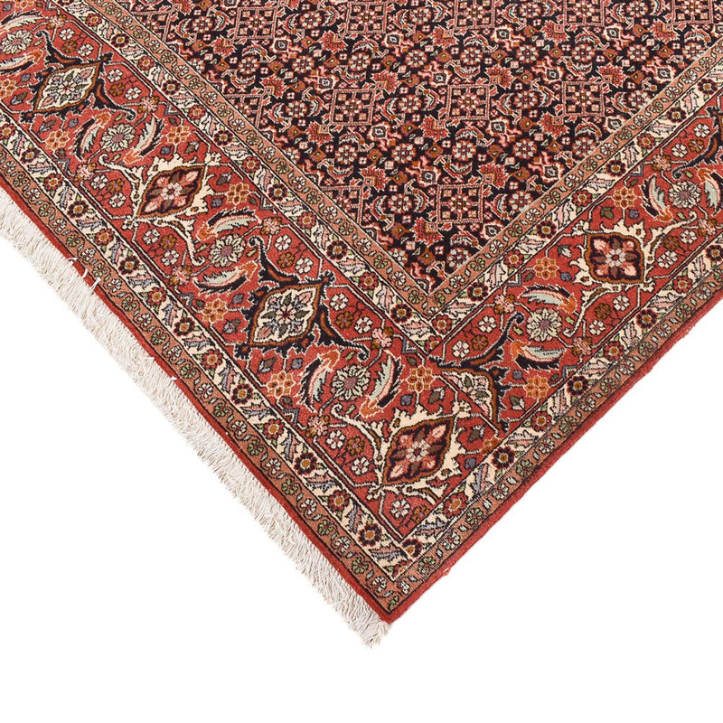 Alfombra de pasillo Alfombra persa - Bidjar - 392 x 199 cm - óxido