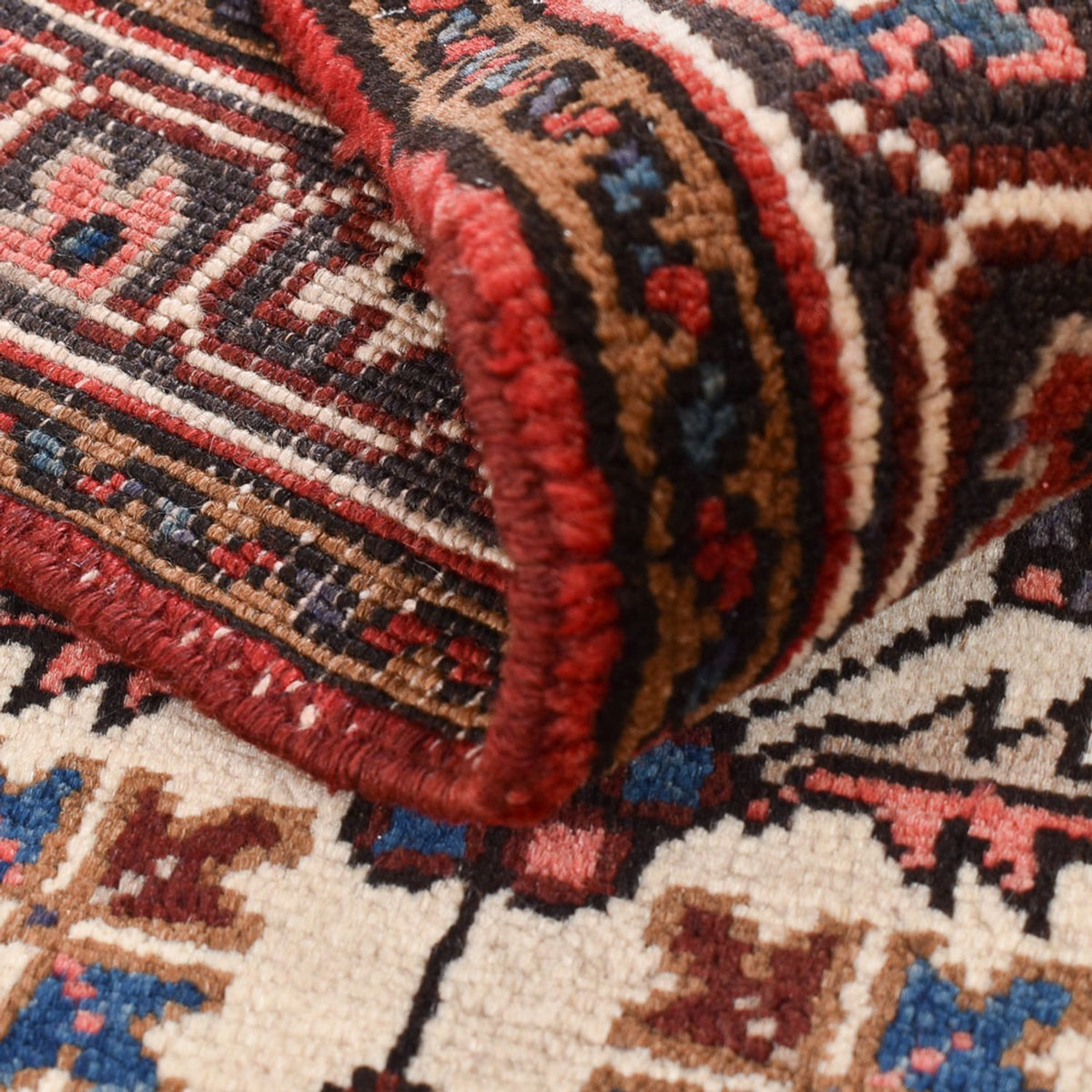 Alfombra de pasillo Alfombra persa - Nómada - 338 x 95 cm - beige