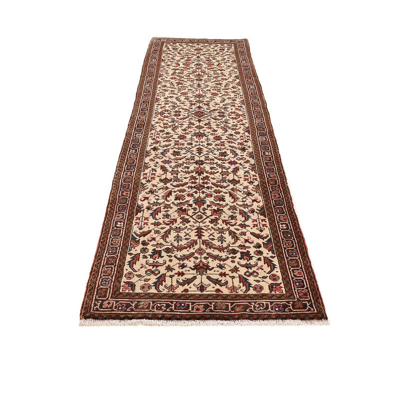 Alfombra de pasillo Alfombra persa - Nómada - 338 x 95 cm - beige