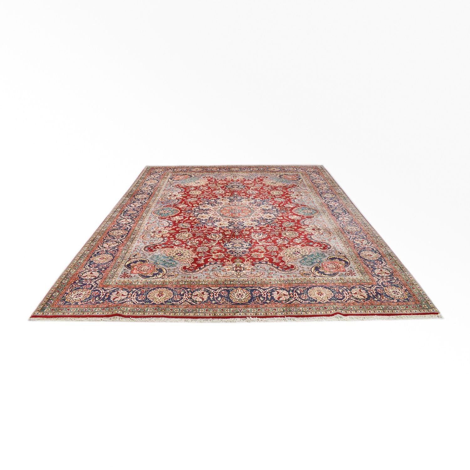 Alfombra Persa - Tabriz - Real - 376 x 300 cm - rojo