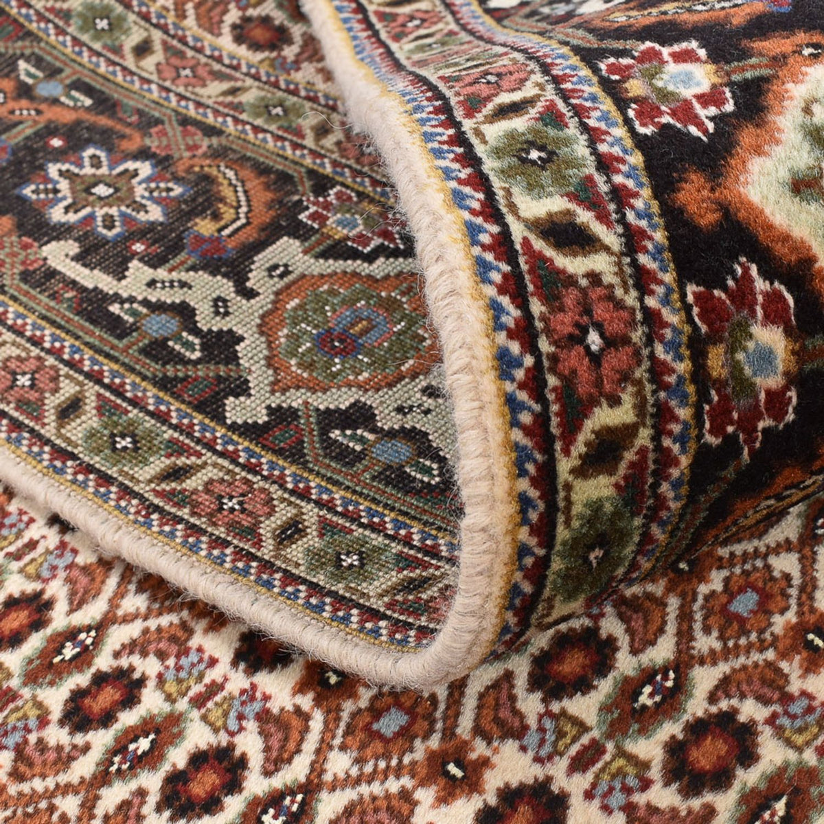 Alfombra Persa - Tabriz - Real cuadrado  - 209 x 198 cm - marrón