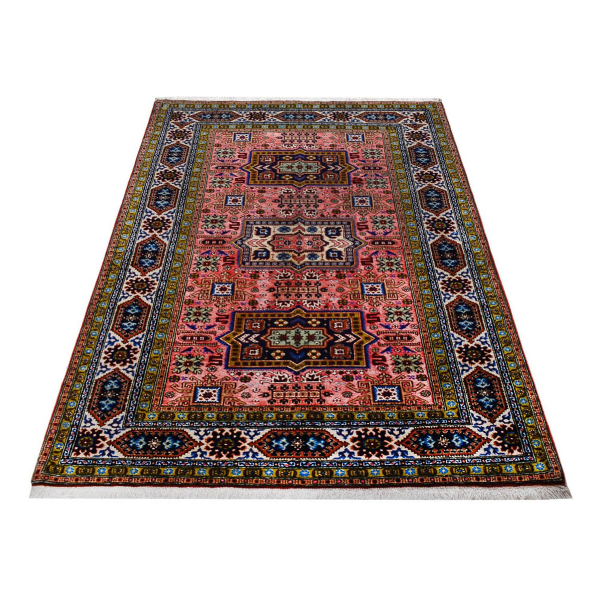 Alfombra persa - Nómada - 200 x 140 cm - multicolor