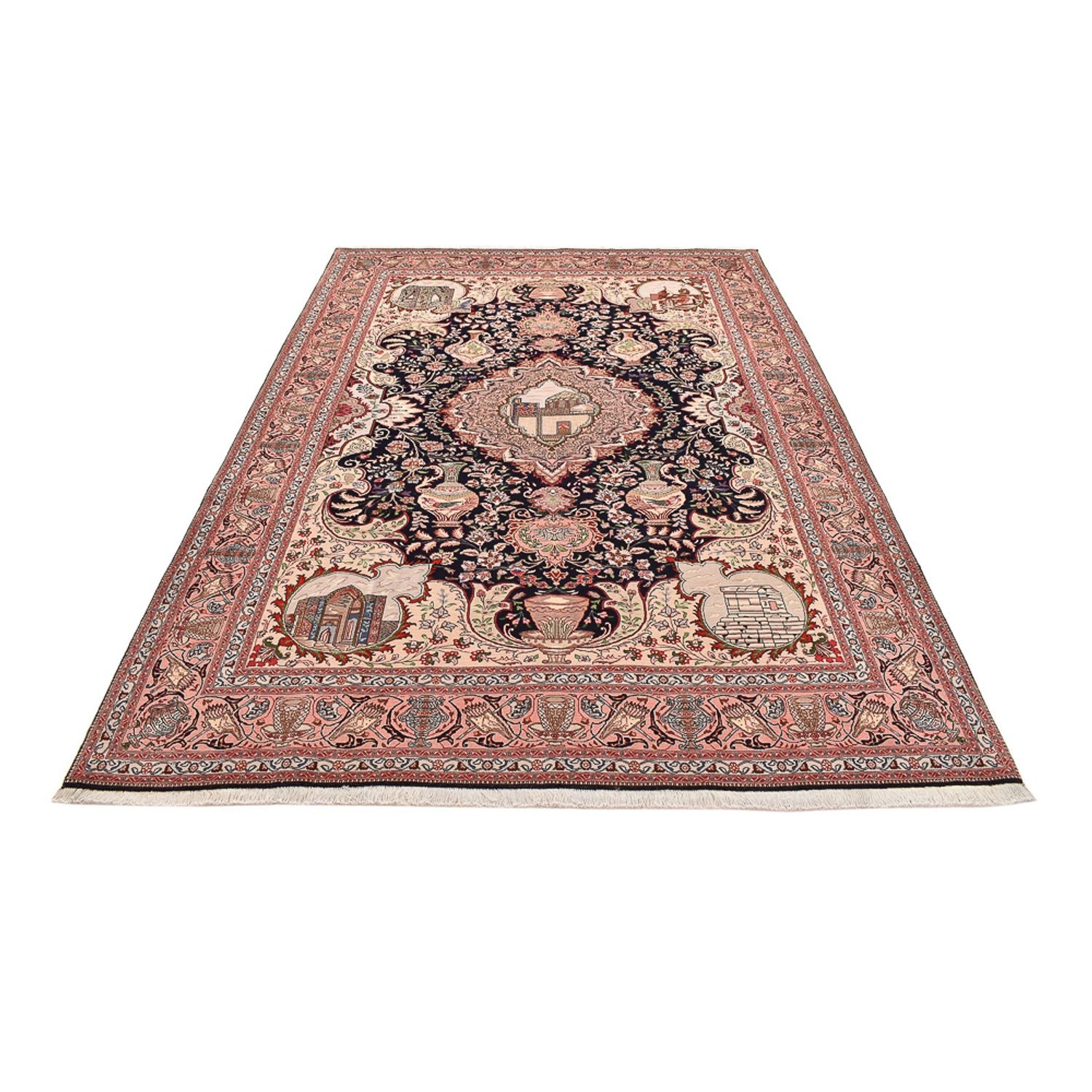 Alfombra Persa - Tabriz - Real - 302 x 202 cm - multicolor