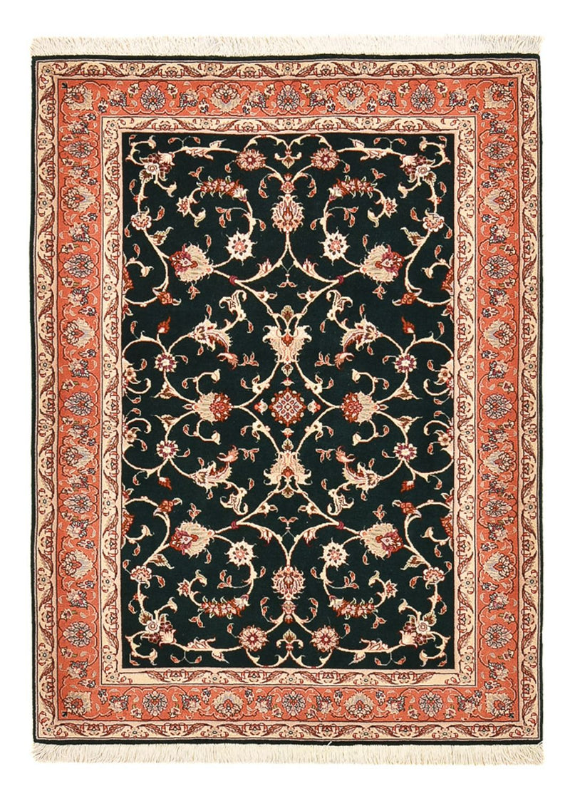 Alfombra Persa - Tabriz - Real - 145 x 100 cm - azul oscuro