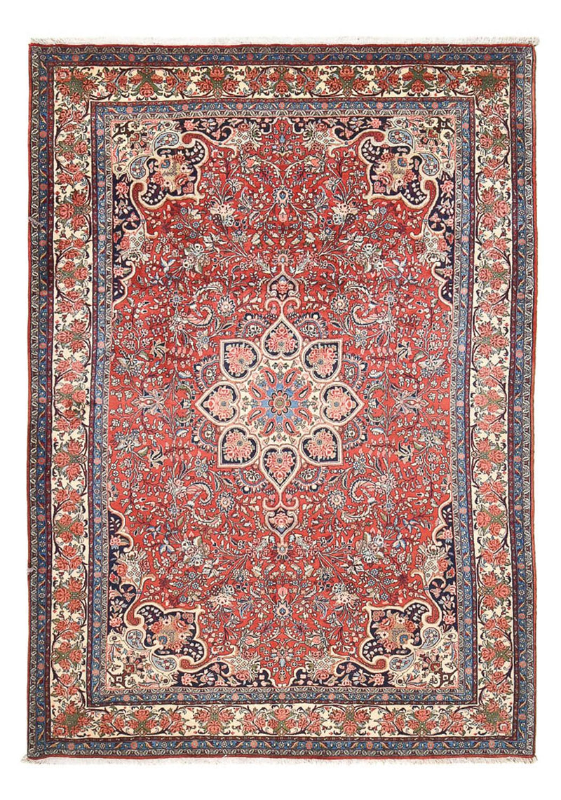 Alfombra persa - Bidjar - 316 x 215 cm - rojo