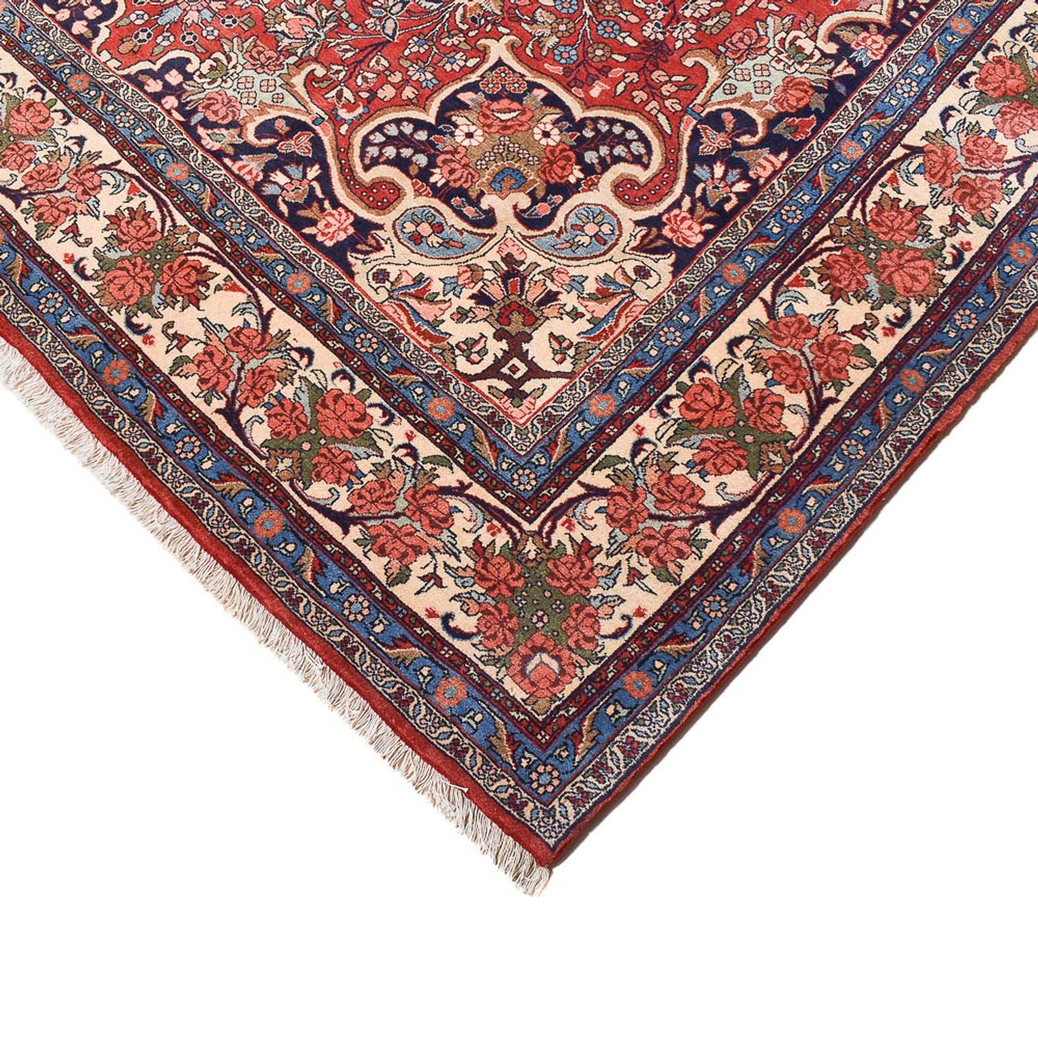 Alfombra persa - Bidjar - 316 x 215 cm - rojo