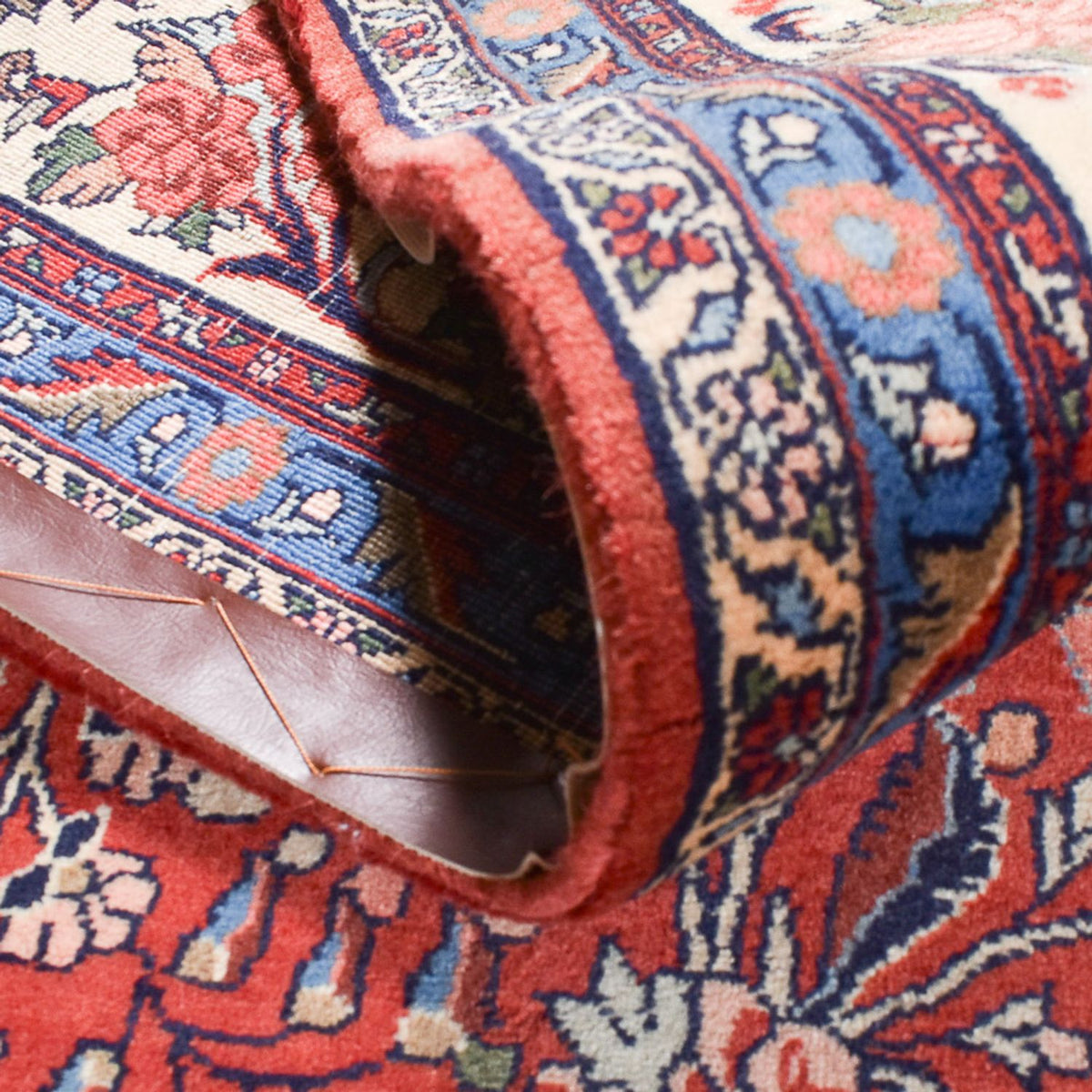 Alfombra persa - Bidjar - 316 x 215 cm - rojo