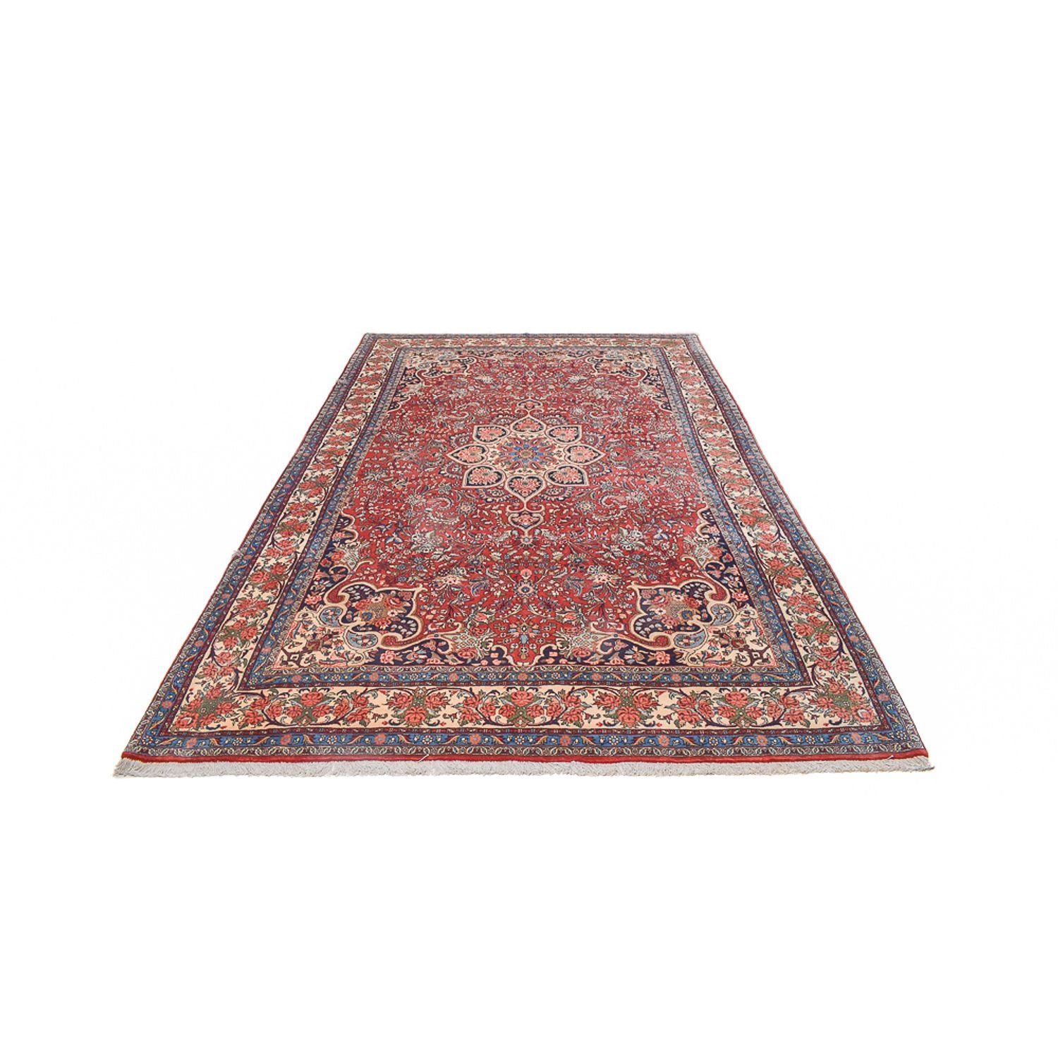 Alfombra persa - Bidjar - 316 x 215 cm - rojo