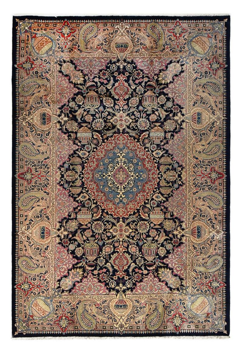 Alfombra persa - Clásica - 294 x 200 cm - azul oscuro