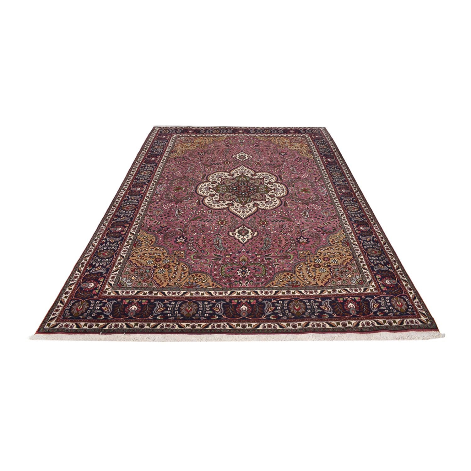 Alfombra Persa - Tabriz - Real - 303 x 210 cm - rojo claro
