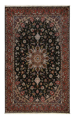 Alfombra Persa - Tabriz - Real - 316 x 197 cm - azul oscuro
