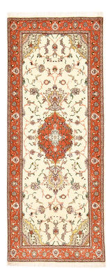 Alfombra de pasillo Alfombra Persa - Tabriz - Real - 206 x 80 cm - multicolor