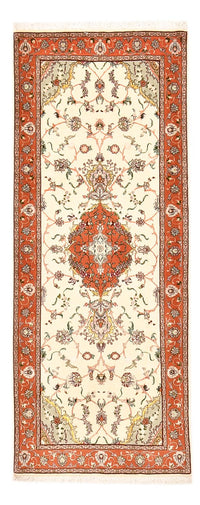 Alfombra de pasillo Alfombra Persa - Tabriz - Real - 206 x 80 cm - multicolor
