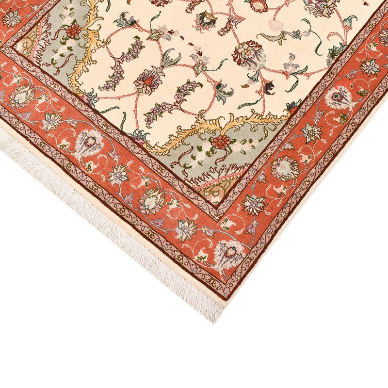 Alfombra de pasillo Alfombra Persa - Tabriz - Real - 206 x 80 cm - multicolor