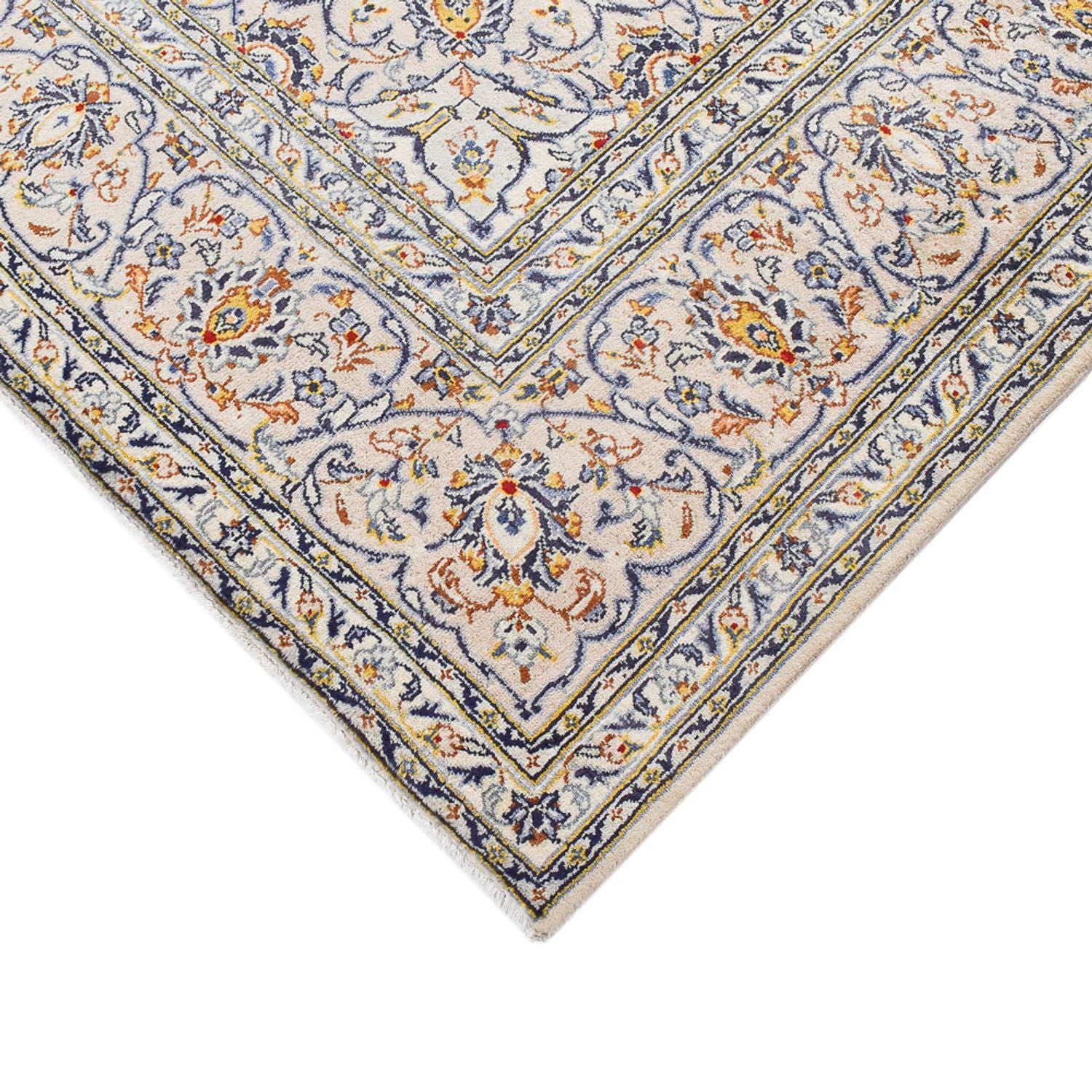 Alfombra persa - Keshan - Real - 345 x 245 cm - gris