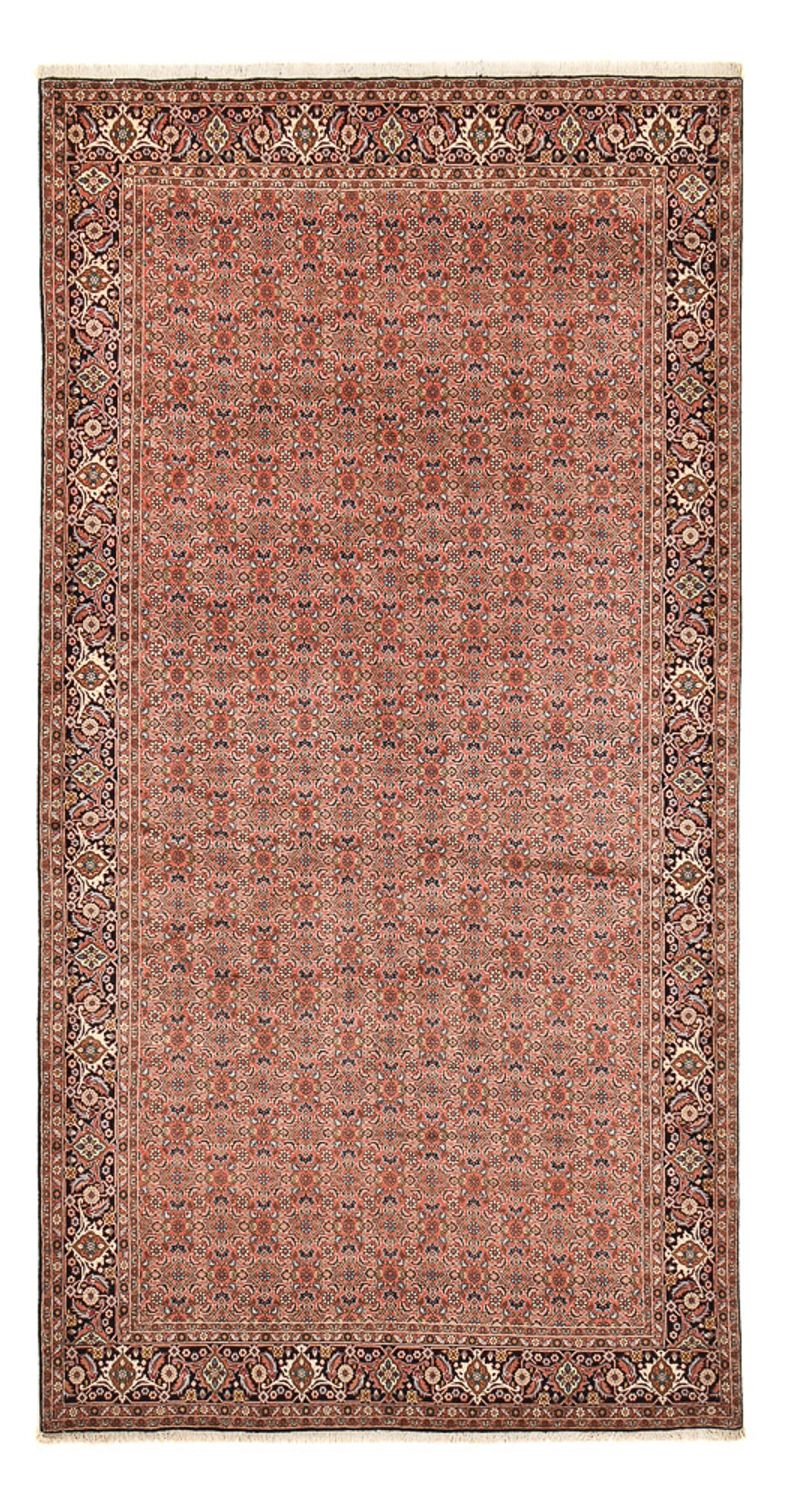 Alfombra de pasillo Alfombra persa - Bidjar - 389 x 199 cm - óxido