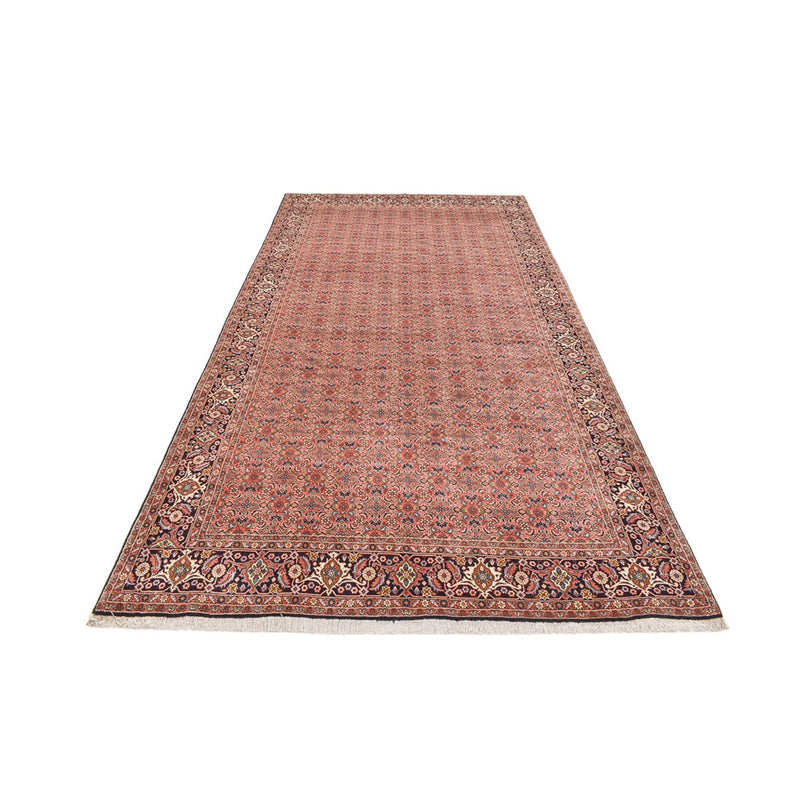 Alfombra de pasillo Alfombra persa - Bidjar - 389 x 199 cm - óxido