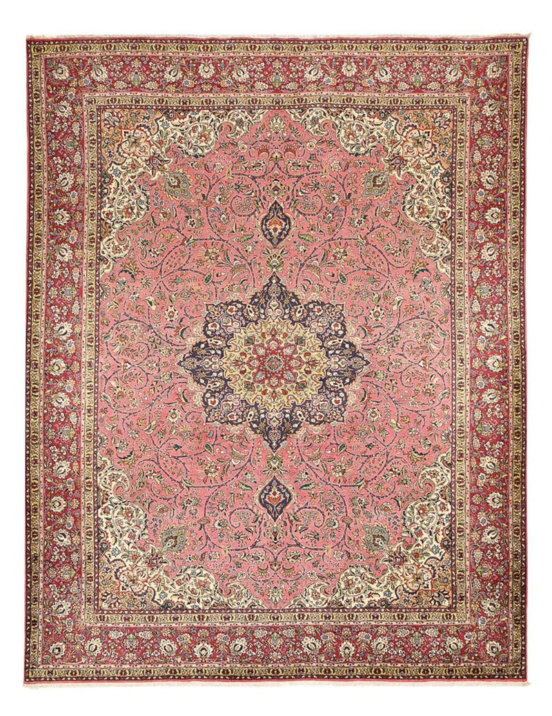 Alfombra Persa - Tabriz - Real - 394 x 302 cm - salmón