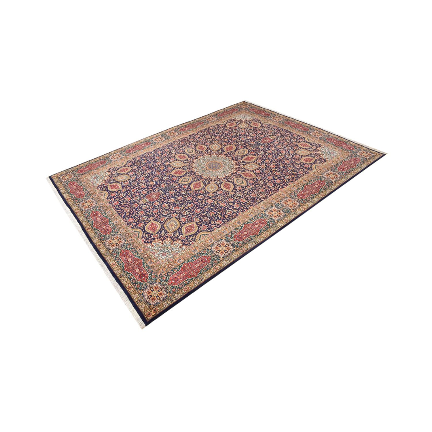 Alfombra Persa - Tabriz - Real - 400 x 300 cm - púrpura