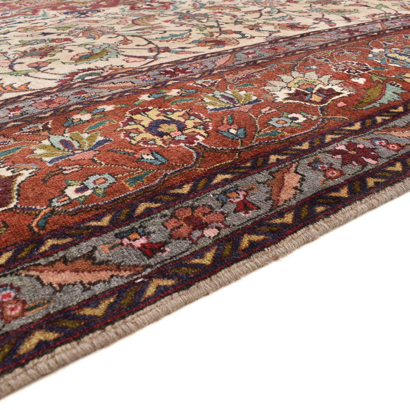 Alfombra Persa - Tabriz - Real - 356 x 258 cm - crema